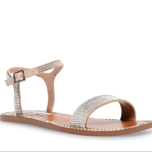 Steve Madden Nickel Rhinestone Sandals - Picture 5 of 7
